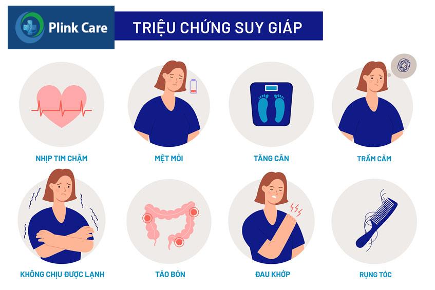 những triệu chứng thường gặp của suy giáp