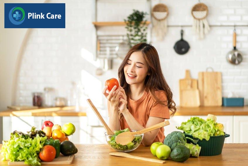 Ăn nhiều rau xanh, trái cây giúp bổ sung chất xơ