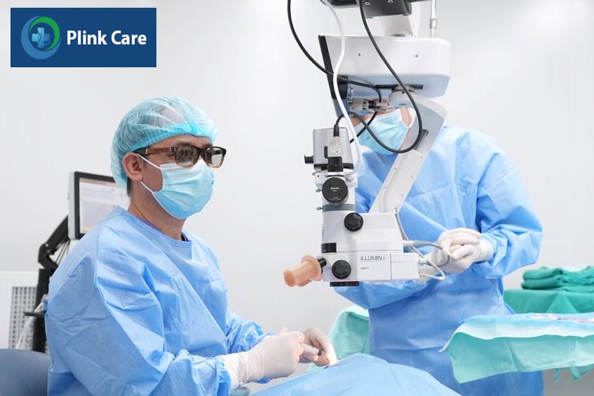 cắt dịch kính điều trị màng trước võng mạc