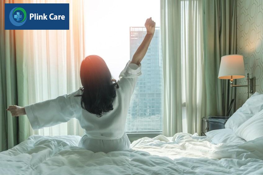 thức dậy sau khi ngủ đủ các giai đoạn của giấc ngủ