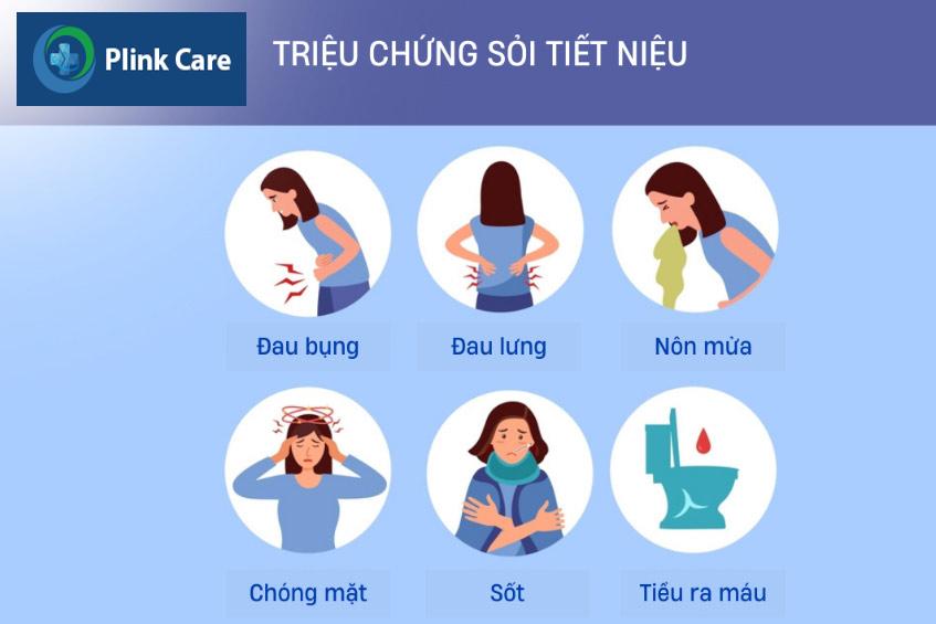 triệu chứng thường gặp ở người bệnh mắc sỏi tiết niệu