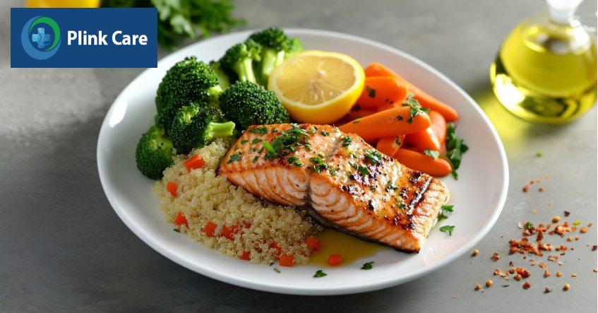 cá hồi chứa nhiều protein