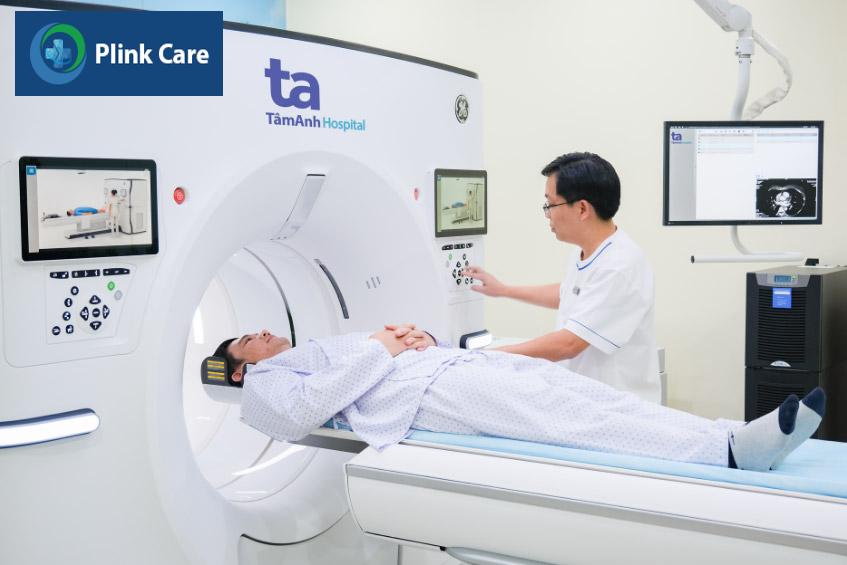 Bệnh nhân được thực hiện chẩn đoán bằng máy CT 1975 lát cắt tại PlinkCare