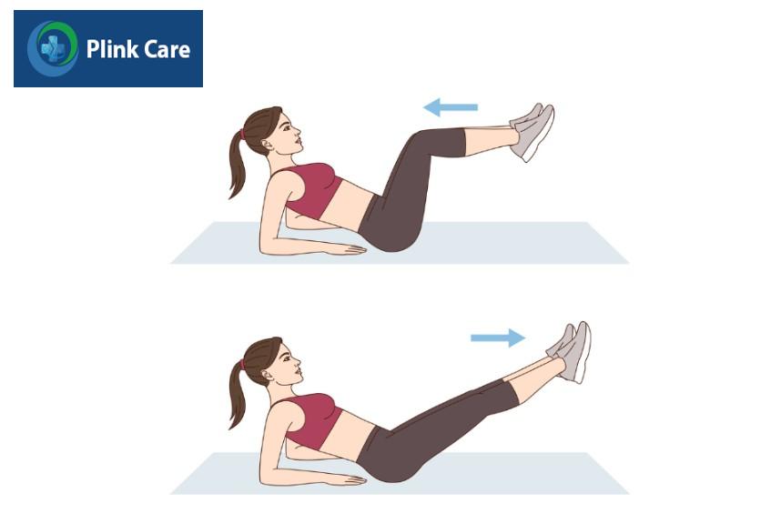 động tác gập duỗi chân