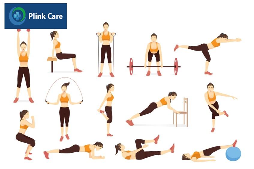 phối hợp nhiều bài tập giảm mỡ bụng
