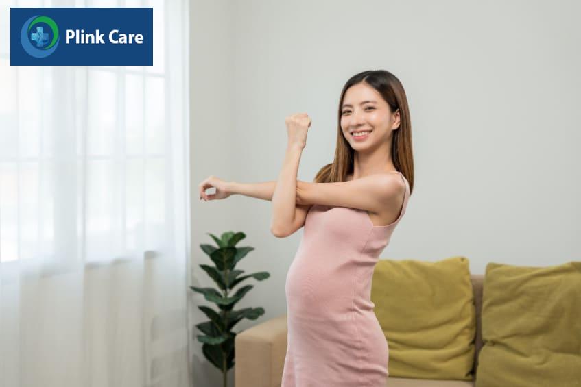Tập thể dục nhẹ nhàng ở tuần 20 giúp tăng cường sức khỏe