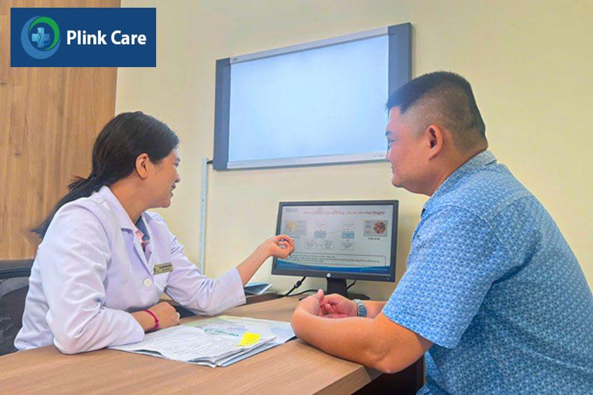 tư vấn cho khách hàng về tình trạng cân nặng