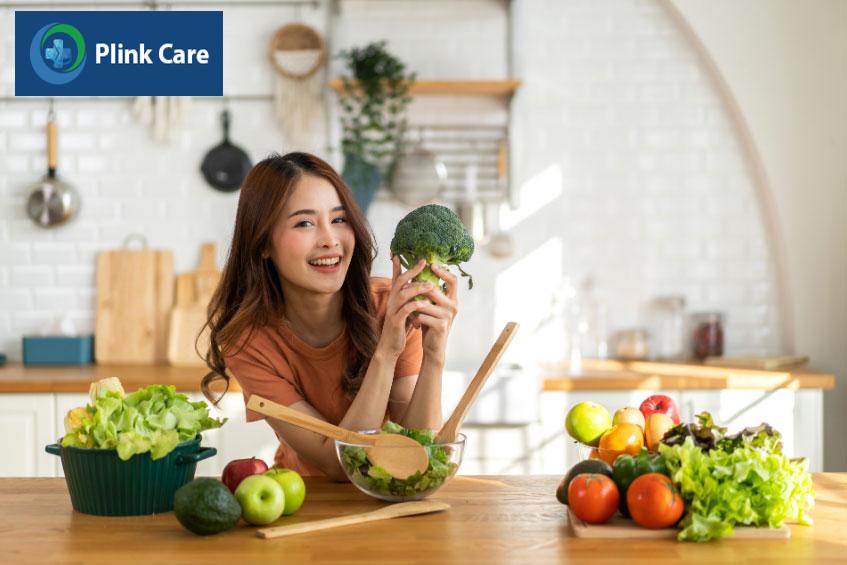 ăn rau xanh và trái cây giúp hạn chế nguy cơ tái phát