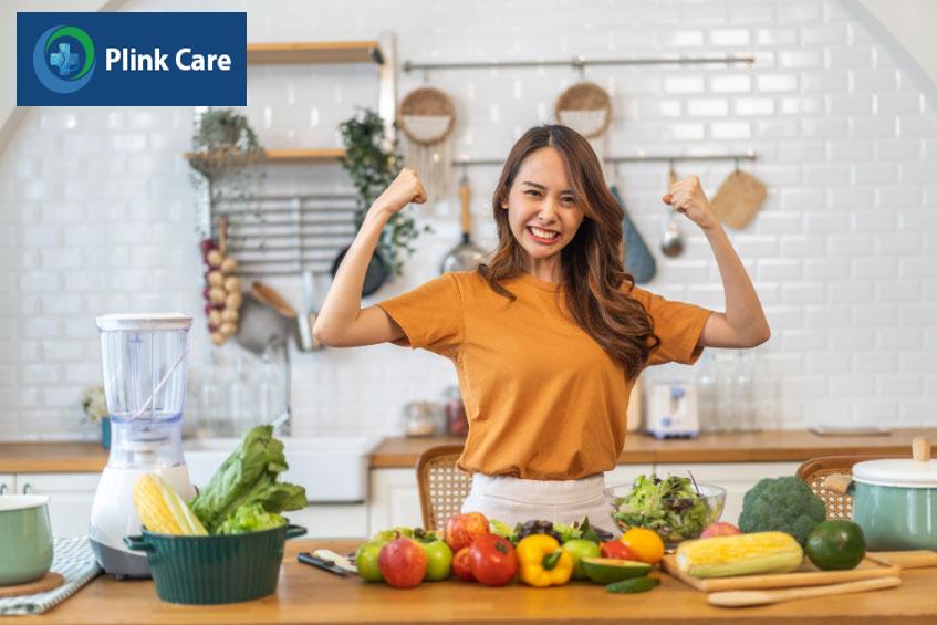 ăn uống đầy đủ các chất dinh dưỡng