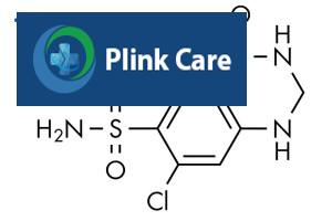 công thức hóa học hydroclorothiazid