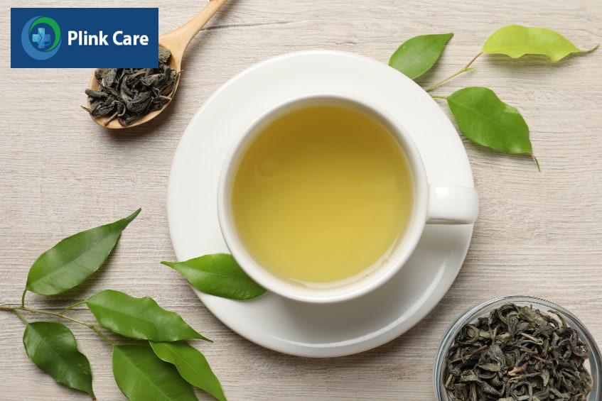 gan nhiễm mỡ nên uống nước gì, trà xanh