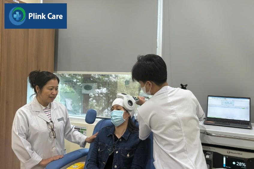 người bệnh điều trị bằng tms tại bv tâm anh
