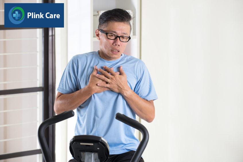 Người bệnh viêm màng ngoài tim co thắt thường dễ mệt, khó thở khi gắng sức